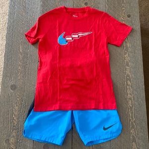 Nike t-shirt and shorts set